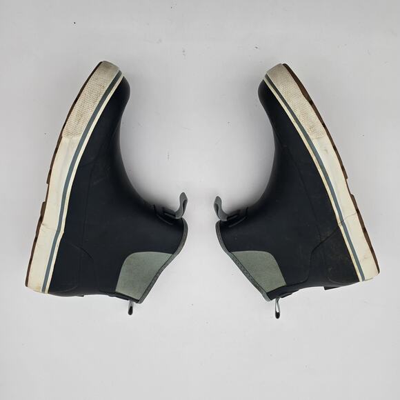 Grundens Boots 10 Blue Deck Boss Wellies Welly Rain Waterproof Fishing Rubber - Picture 5 of 12